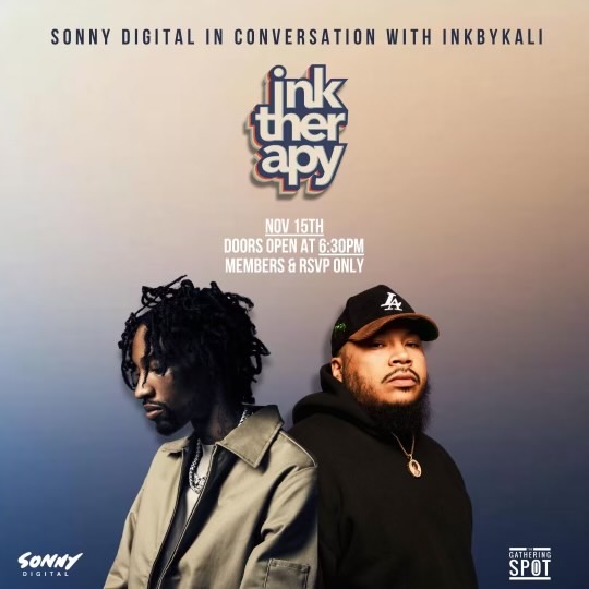 Ink Therapy Live Session with Sonny Digital